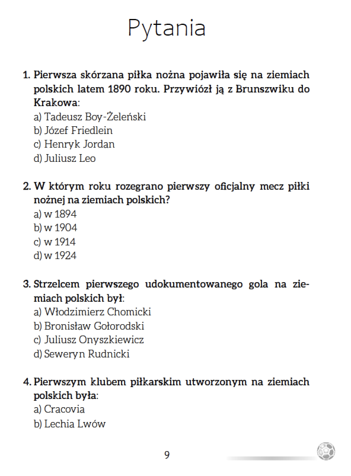 Historia polskiej piłki nożnej. QUIZ